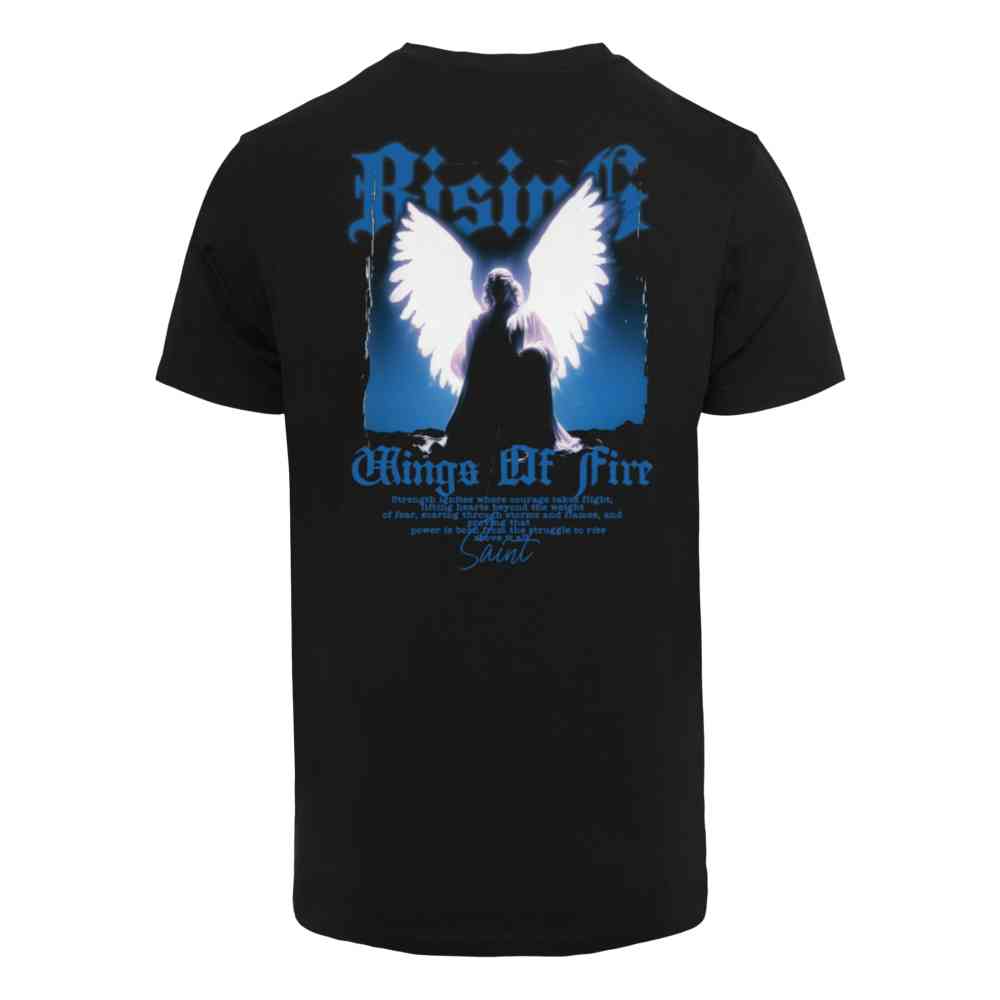 Mister Tee - Glowing Angel Heren Tshirt - Zwart